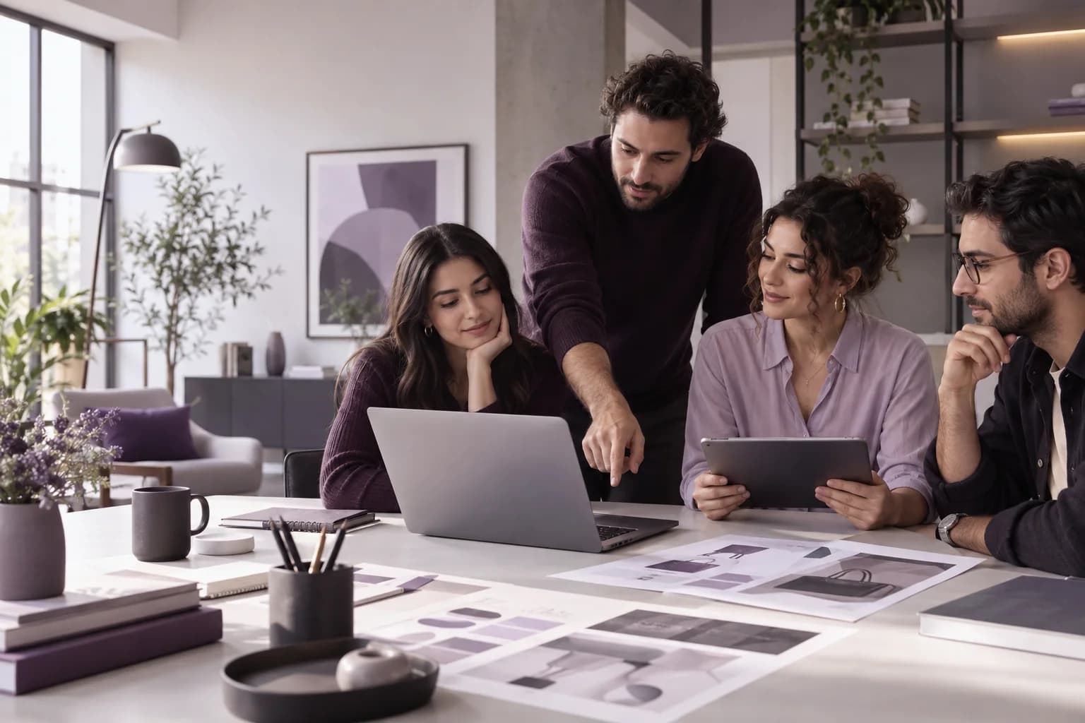Dijital ticaret stratejisini birlikte değerlendiren dznsoft proje ekibi